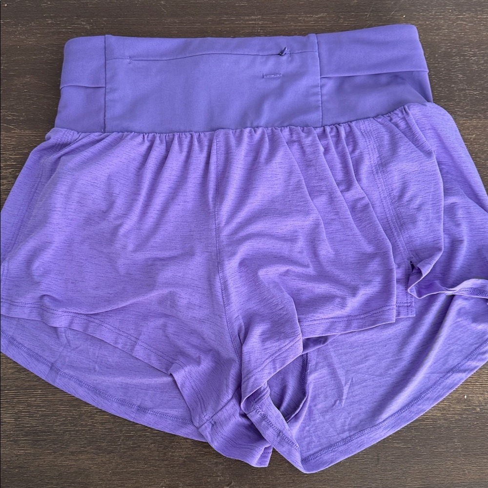 Free People Tempo Run shorts purple